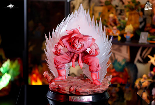 Dragon Ball Yav May x Real Studio Goku Kaioken Resin Statue - China Stock