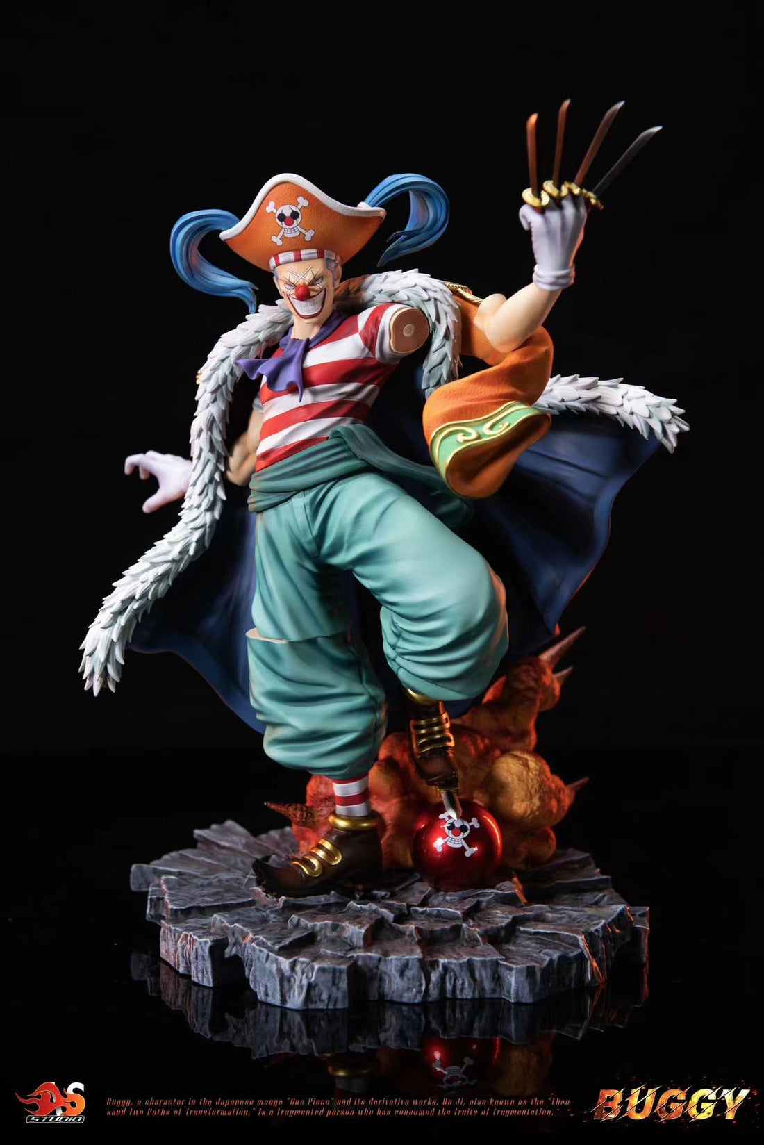 One Piece AS Studio Seven Warlords of the Sea Buggy Resin Statue