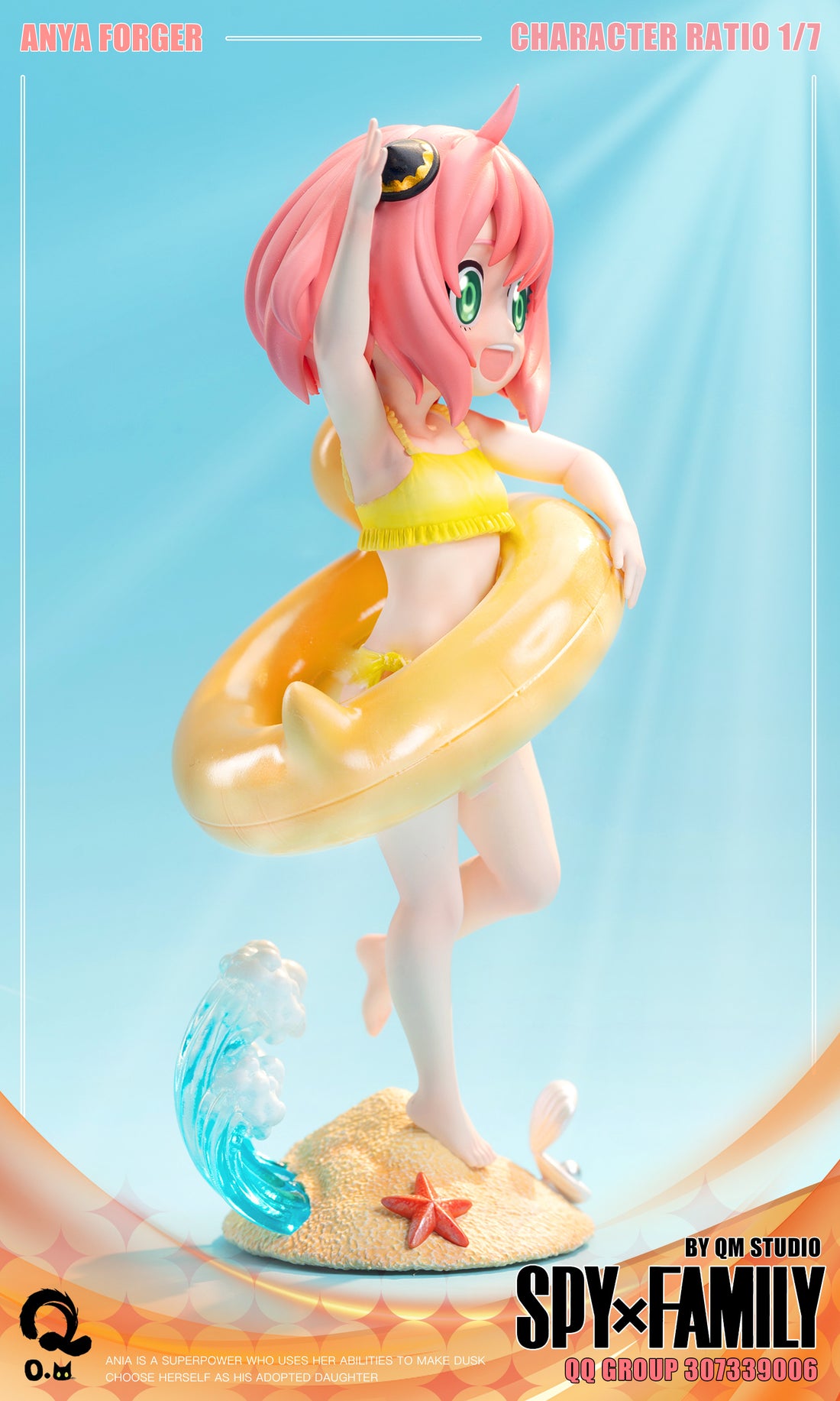 Spy x Family QM Studio Summer Anya Resin Statue - Preorder