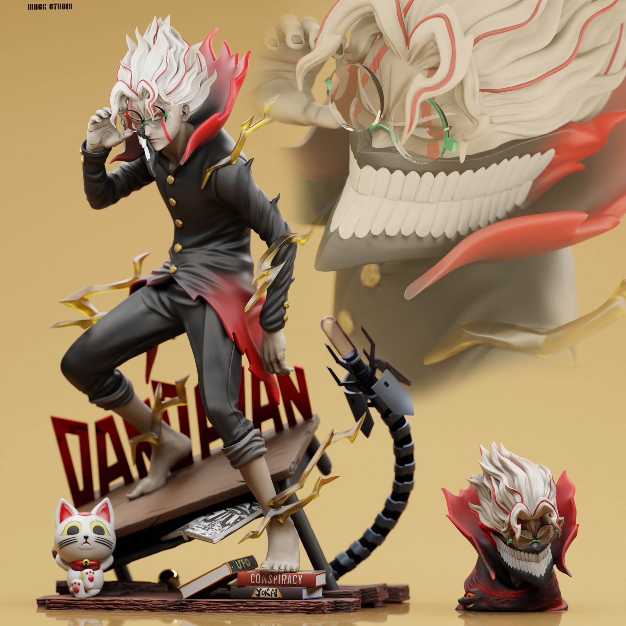 Dandada Mask Studio Okarun Resin Statue [PRE-ORDER]