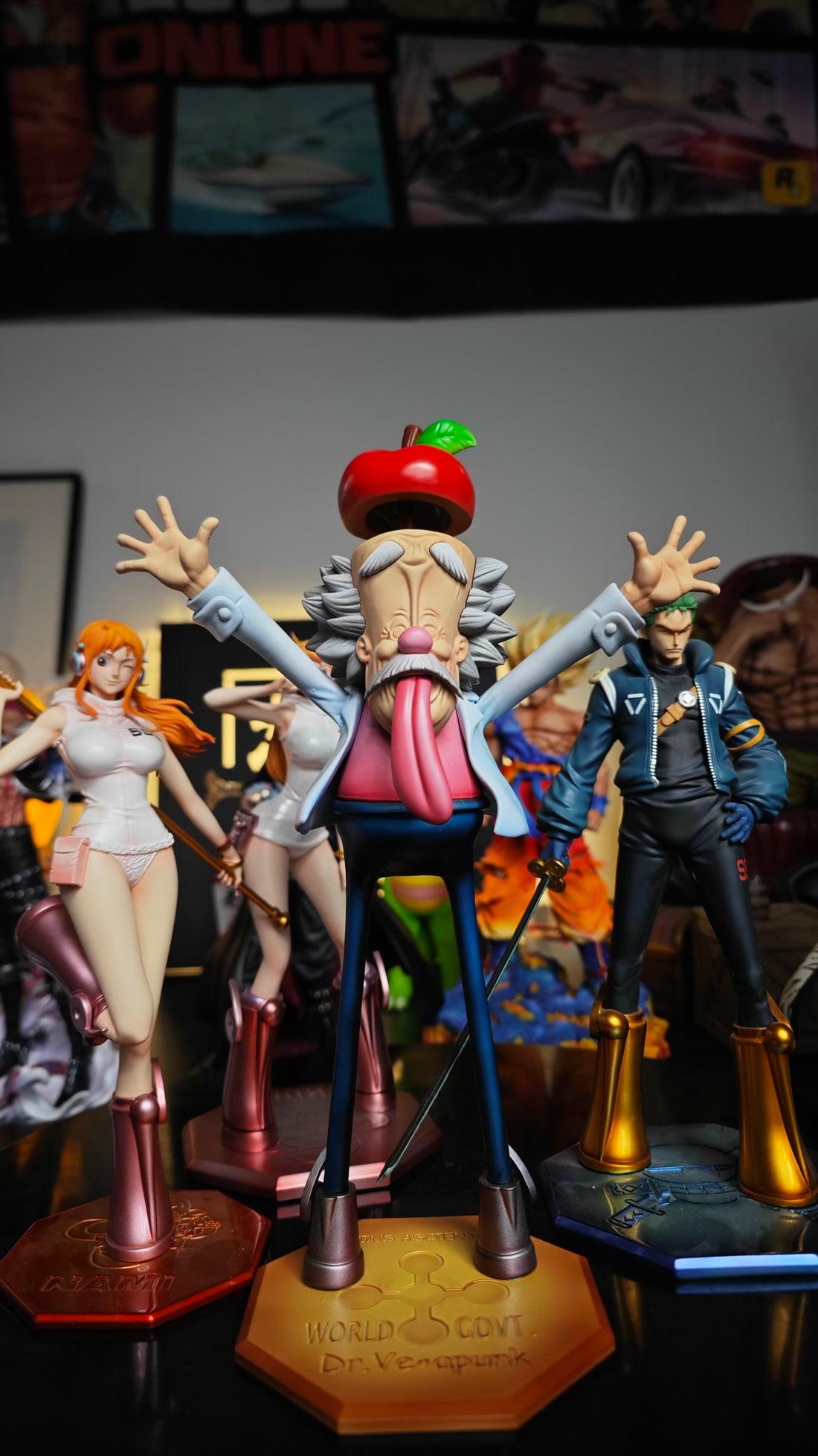 One Piece Long Hu Studio Dr. Vegapunk Resin Statue