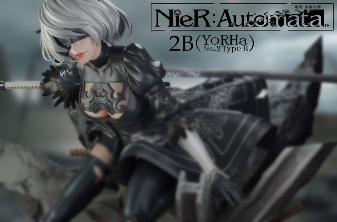 NieR Automata Crow Studio 2B Resin Statue