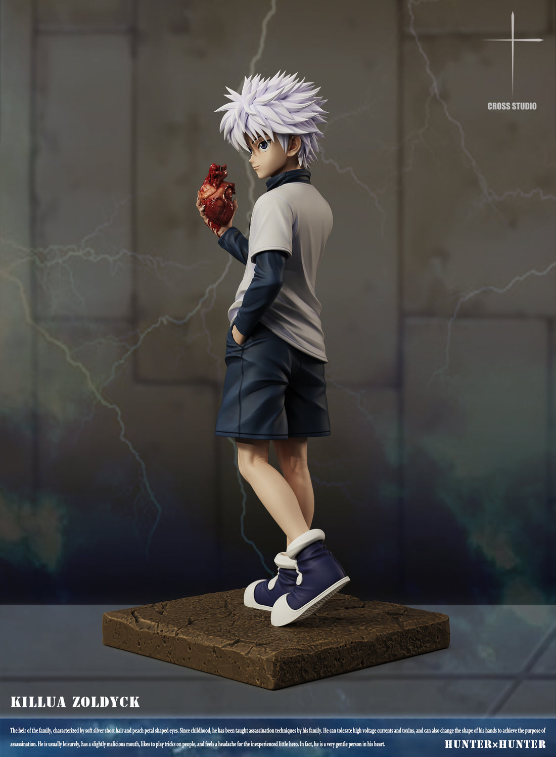 Hunter x Hunter Cross Studio Killua Zoldick Resin Statue