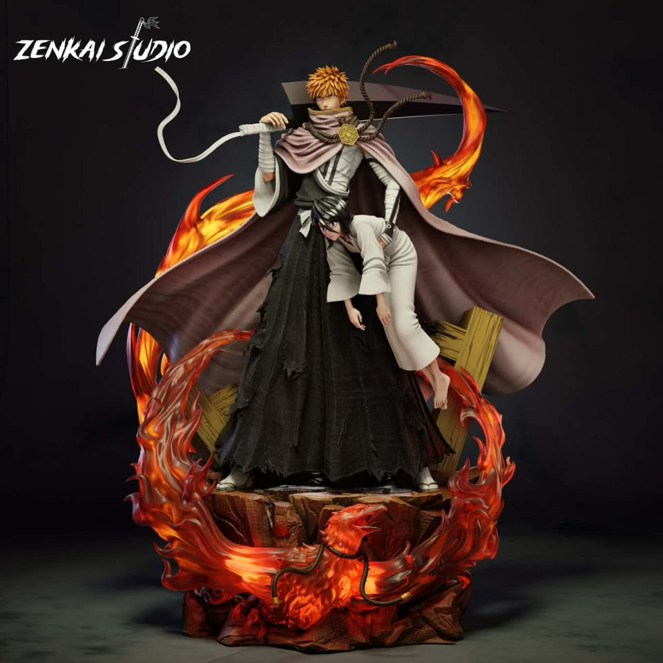 Bleach Zenkai Studio Ichigo x Rukia Resin Statue [PRE-ORDER]