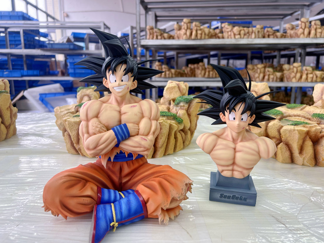 Dragon Ball Dream Studio Seated Goku Resin Statue