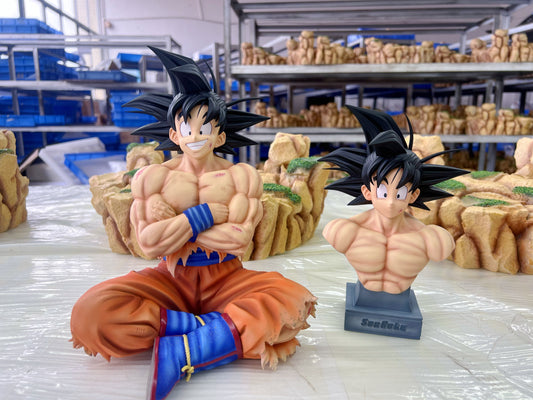 Dragon Ball Dream Studio Seated Goku Resin Statue [CHINA STOCK]