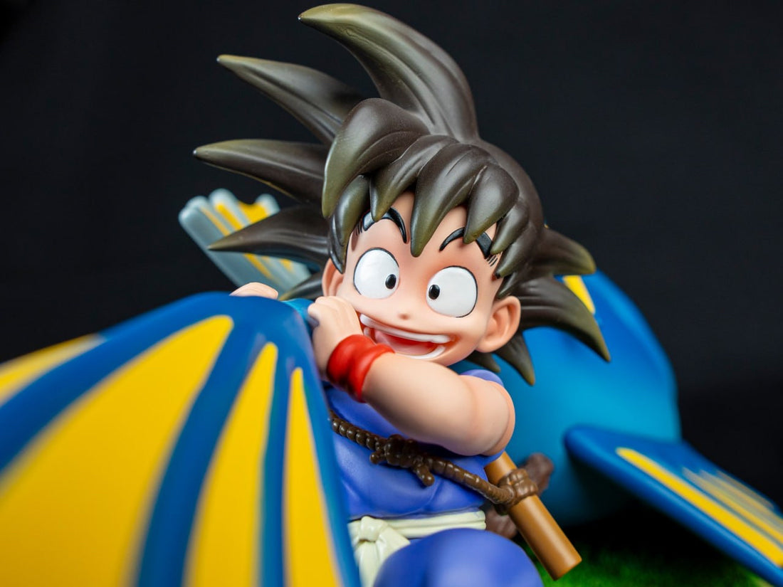 Dragon Ball Kiba Studio Goku Catch the Fish Resin Statue