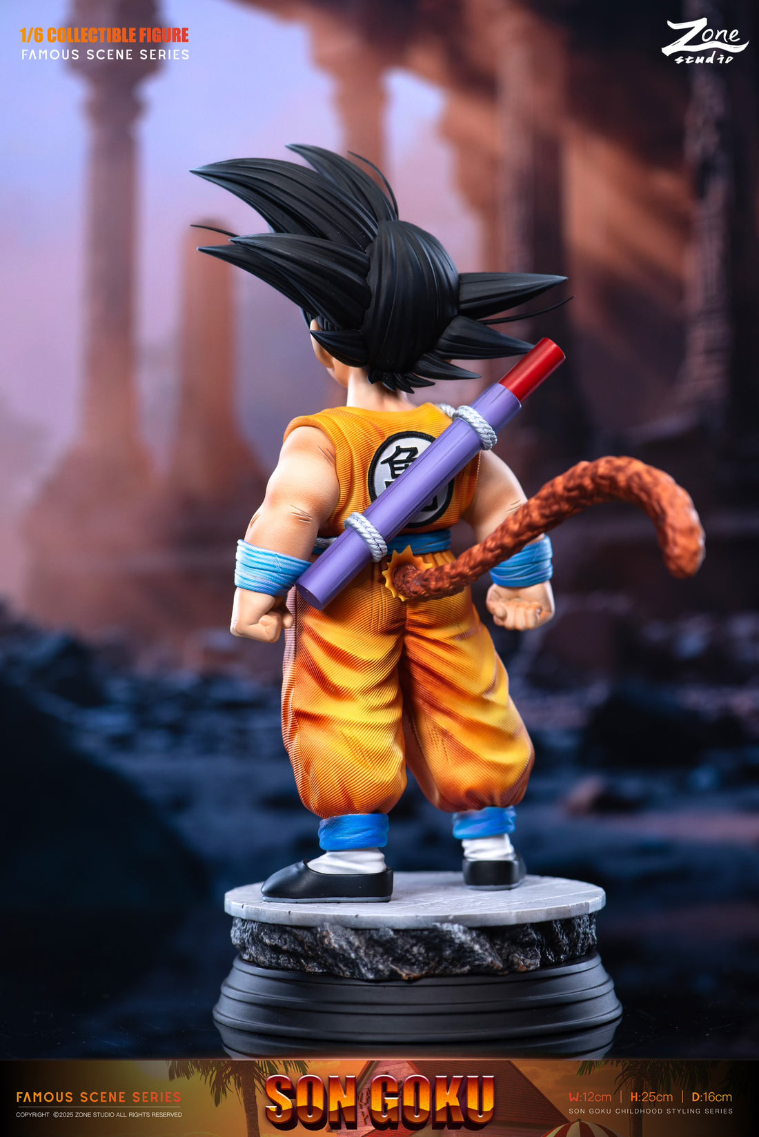 Dragon Ball Zone Studio Childhood Son Goku Resin Statue