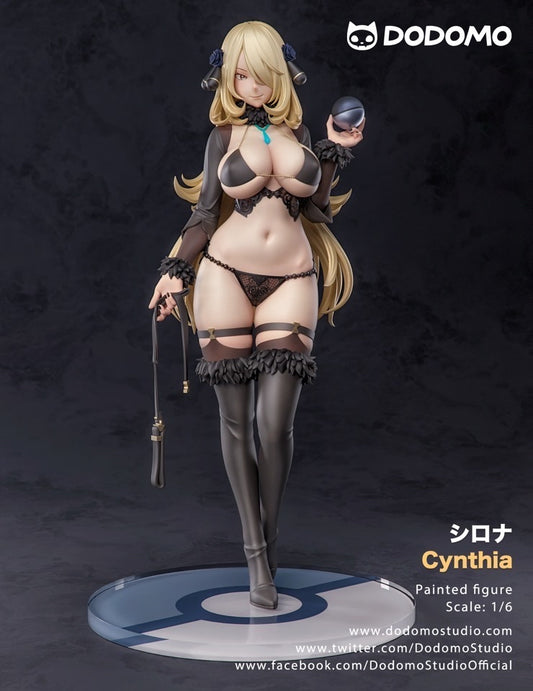 Pokemon Dodomo Studio Cynthia Resin Statue - Preorder