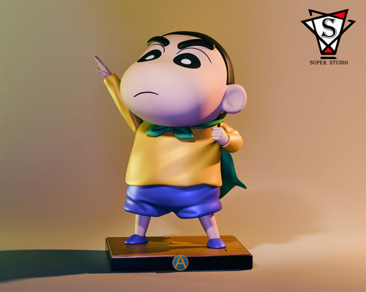 Crayon Shin Chan Super Studio Shinnosuke Nohara Transformation Resin Statue [PRE-ORDER]