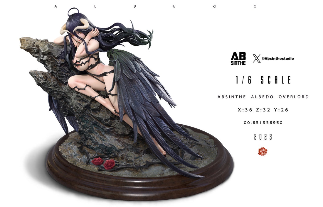 Overlord Absinthe Studio Albedo Resin Statue