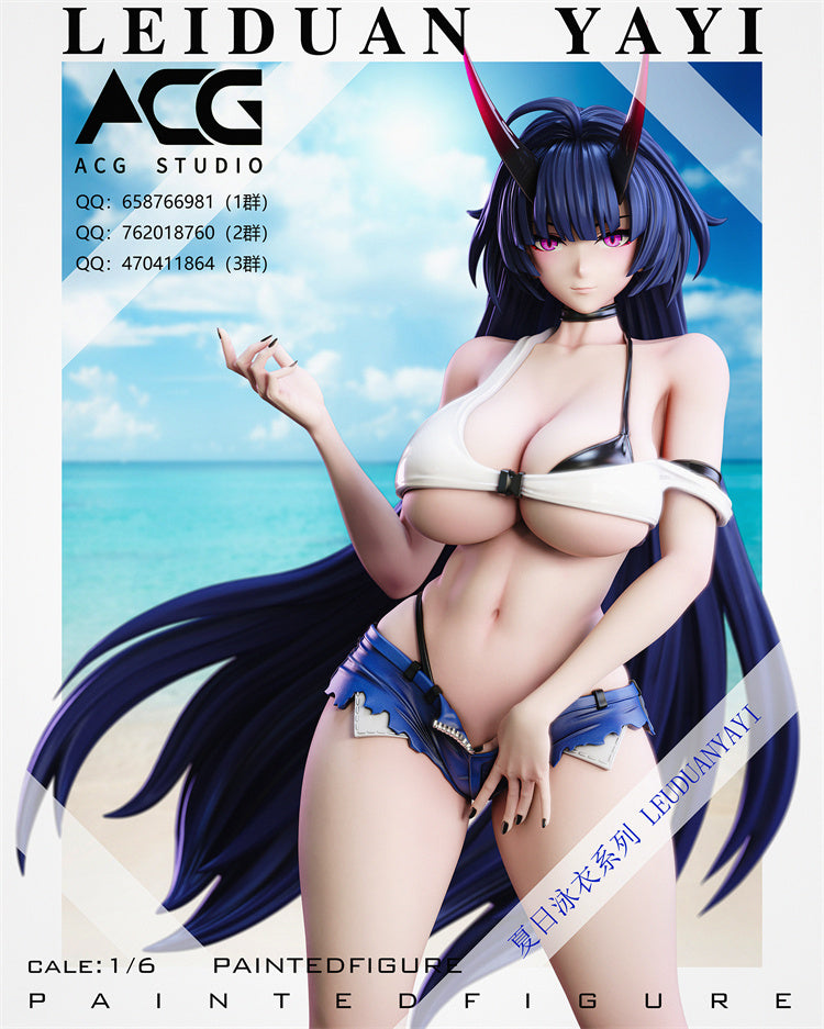 Honkai Impact ACG Studio Swimsuit Raiden Mei Yayi Resin Statue