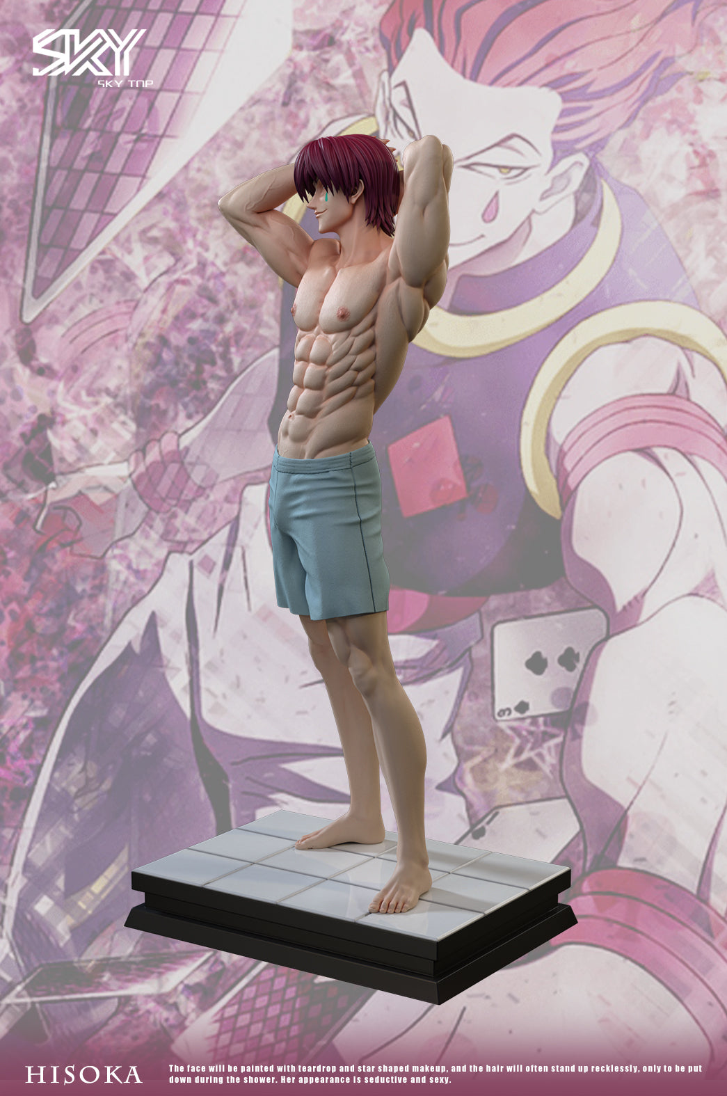 Hunter x Hunter Sky Top Studio Hisoka Morow Resin Statue