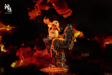 Pokemon ShenYin Studio Charmander on Lava Resin Statue [PRE-ORDER]