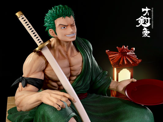 One Piece DAJANHAO Studio Zoro Sitting Resin Statue - Preorder