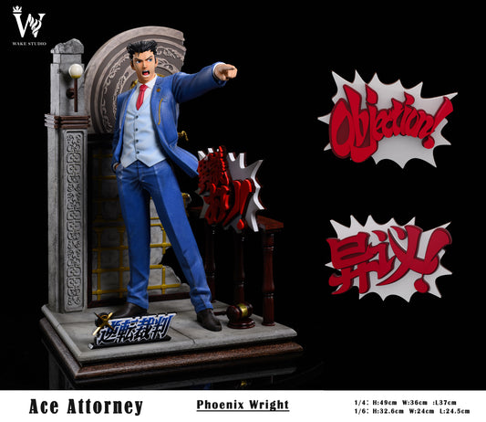 Phoenix Wright Wake Studio Ace Attorney Resin Statue [PRE-ORDER]