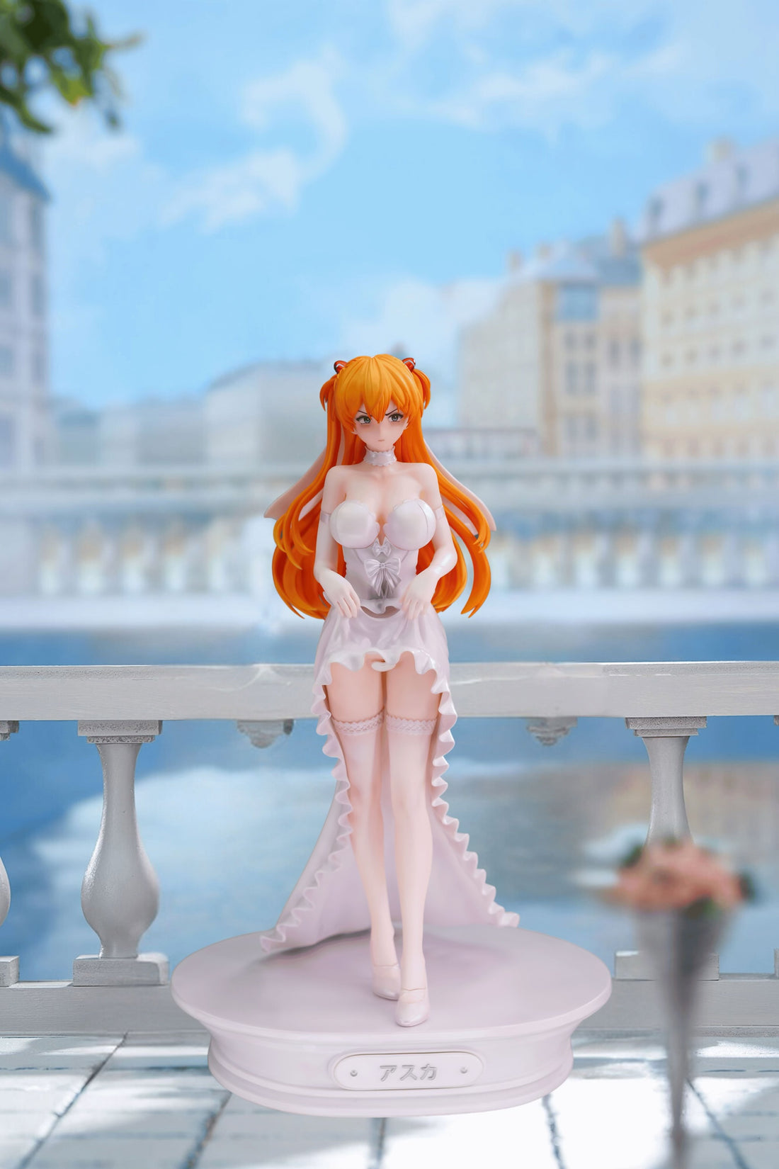 Neon Genesis Evangelion Dolphin Studio Wedding Dress Akane Resin Statue