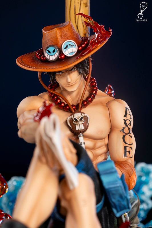 One Piece Brain Hole Studio Fireship Ace Resin Statue [CHINA STOCK]