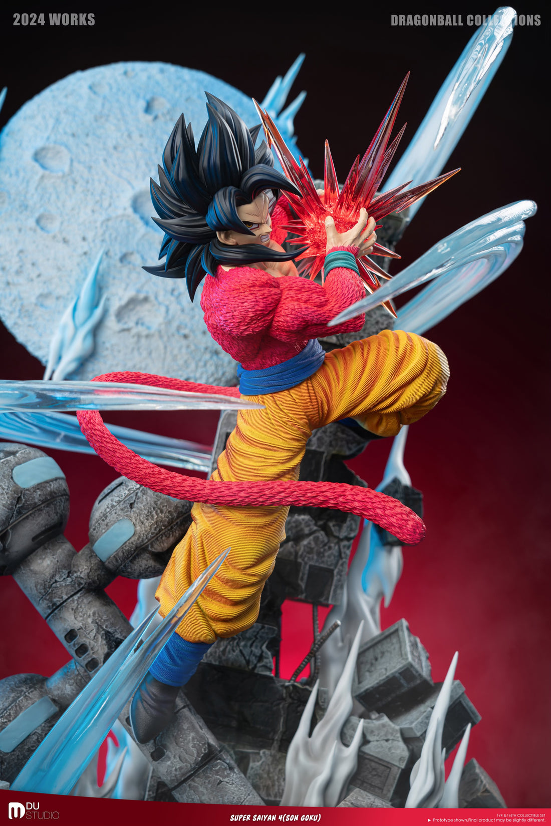 Dragon Ball DU Studio SSJ4 Goku Resin Statue