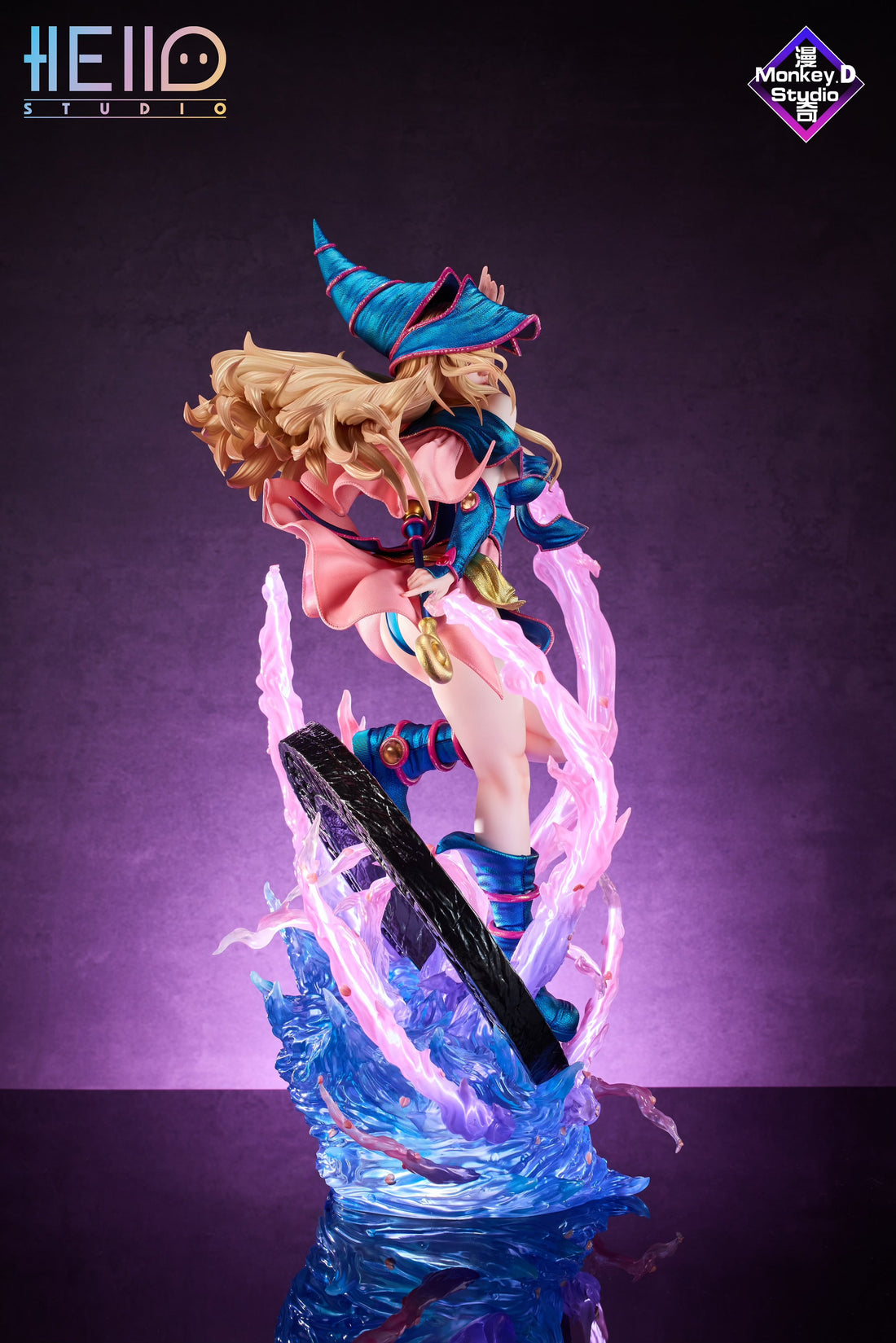 Yu-Gi-Oh! Hello x Monkey D Studio Black Magician Girl Resin Statue