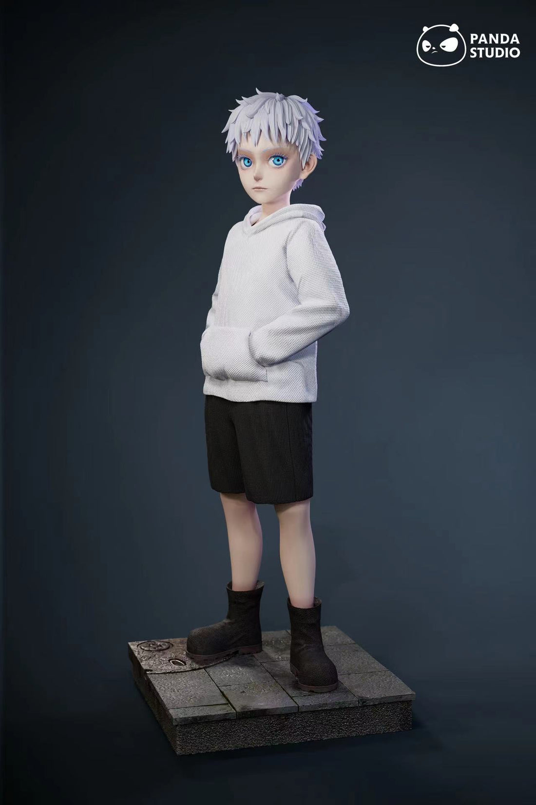 Jujutsu Kaisen Panda Studio Kid Satoru Gojo Resin Statue