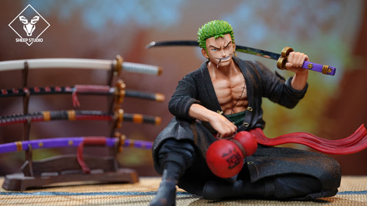 One Piece Sheep Studio Sitting Roronoa Zoro Resin Statue [PRE-ORDER]