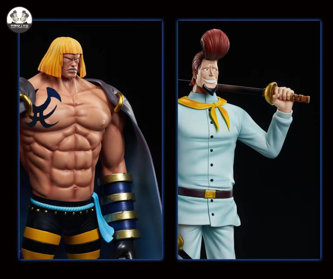 One Piece Clone Studio Whitebeard Pirates Kingdew x Thatch Resin Statue [CHINA STOCK]