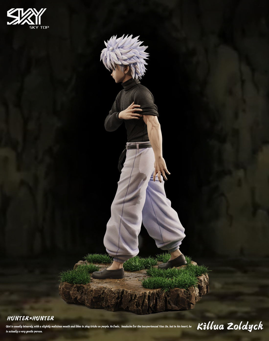 Hunter x Hunter Sky Top Studio Killua Zoldyck Resin Statue