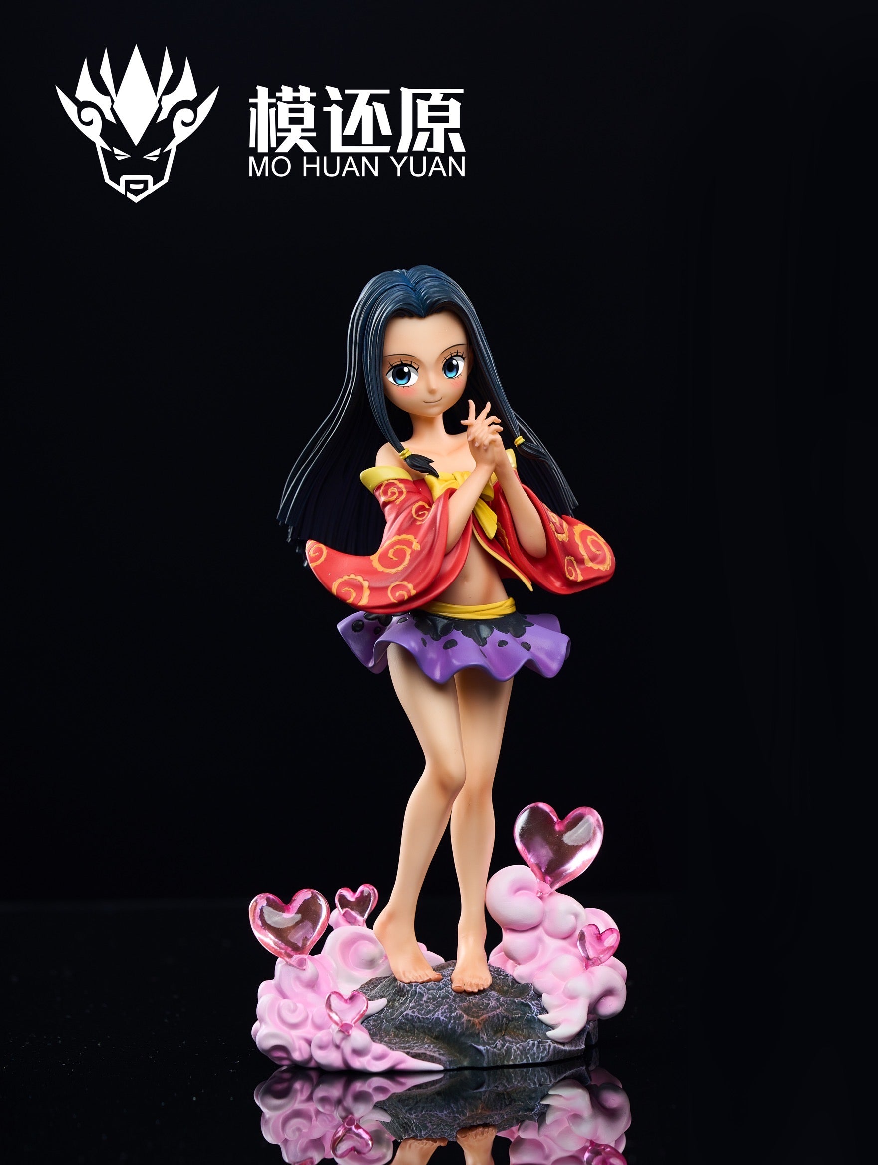 One Piece MO HUAN YUAN Studio Seraphim Boa Hancock & Childhood Boa Hancock  & Seraphim Luffy Resin Statue - Preorder