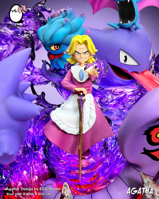 Pokemon EGG Studio Agatha Resin Statue [PRE-ORDER]