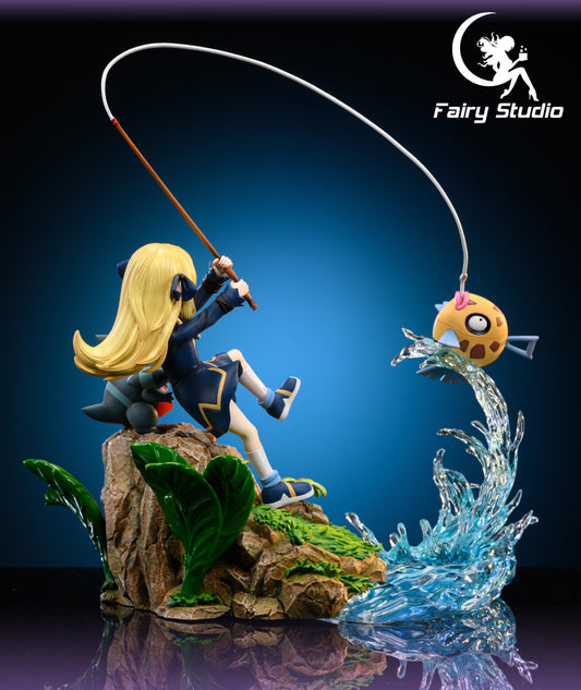 Pokemon Fairy Studio Kid Cynthia Resin Statue [PRE-ORDER]