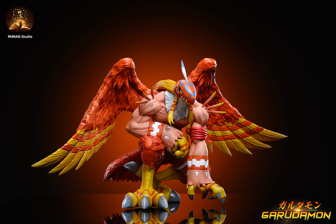 Digimon Miman Studio Garudamon Resin Statue