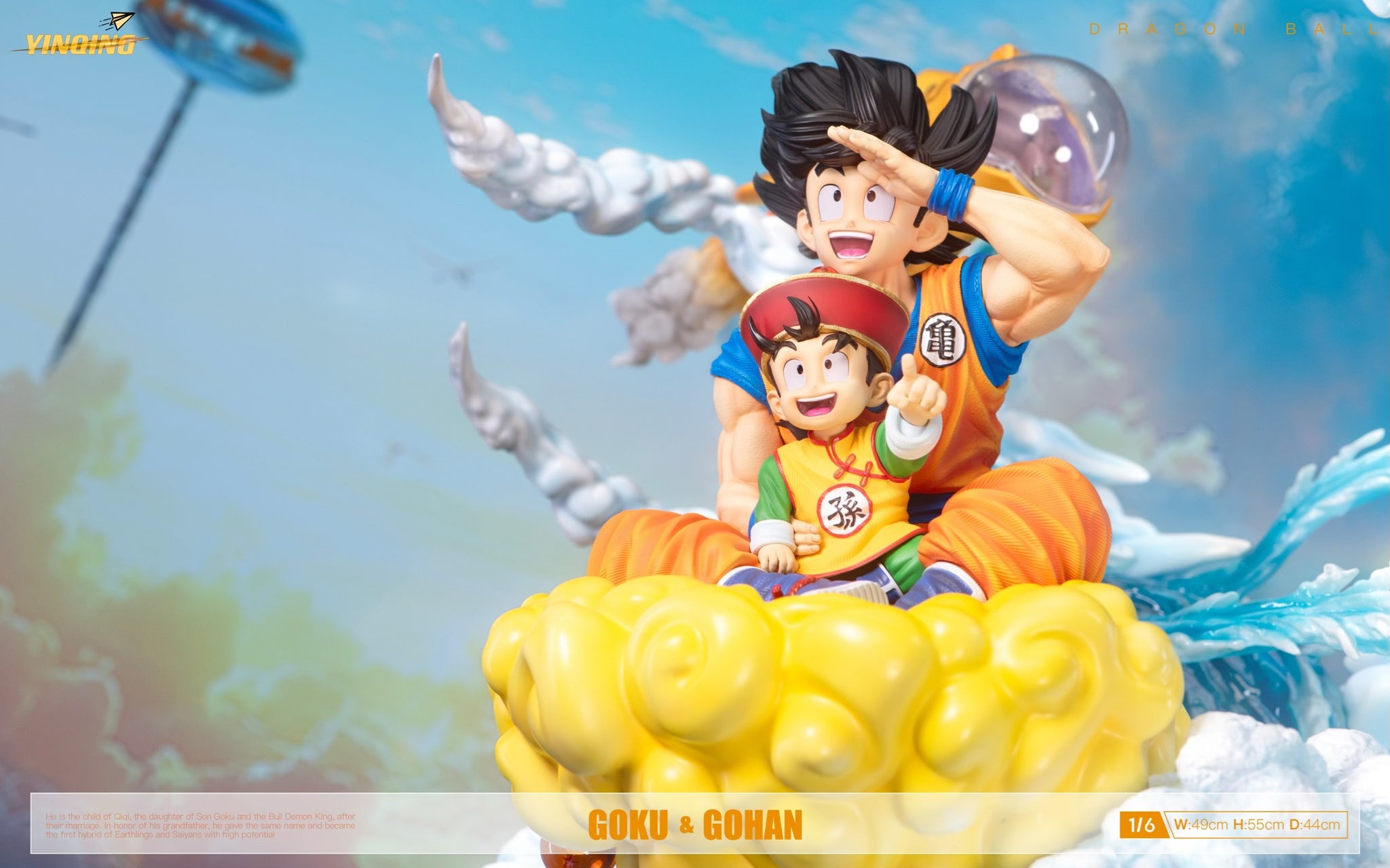 Dragon Ball YinQing Studio Goku x Gohan Resin Statue [PRE-ORDER]