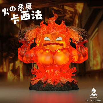 Howls Moving Castle Ninety Seven Studio Angry Calcifer Resin Statue [PRE-ORDER]