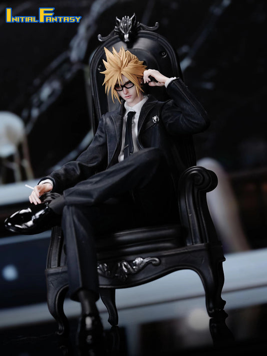 Final Fantasy Initial Fantasy Studio Suit Thug Bad Boy Cloud Strife Resin Statue [PRE-ORDER]