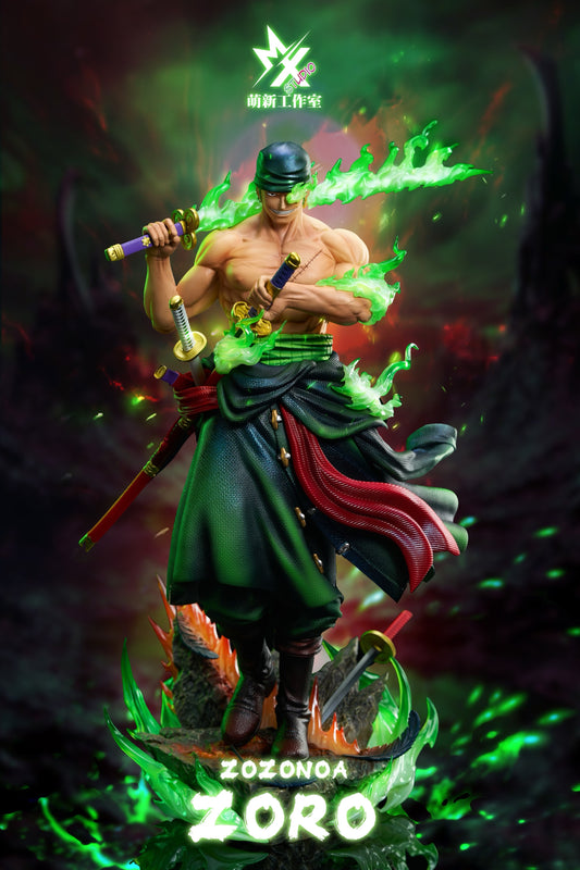 One Piece Mengxin Studio Onigashima Roronoa Zoro Resin Statue [PRE-ORDER]