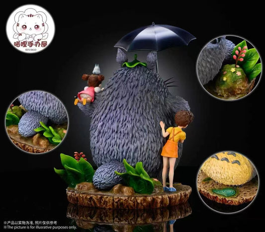 My Neighbor Totoro MiaoLi Studio Umbrella Totoro Resin Statue [PRE-ORDER]