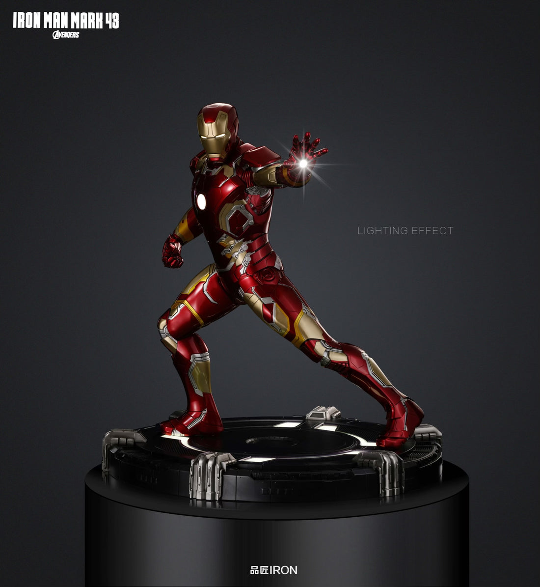 Marvel Pin Jiang Iron Studio Iron Man Mark 43 Resin Statue