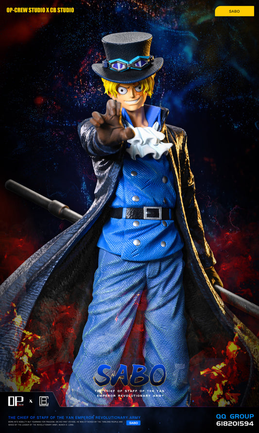 One Piece OP Crew x CB Studio Sabo Resin Statue - Preorder