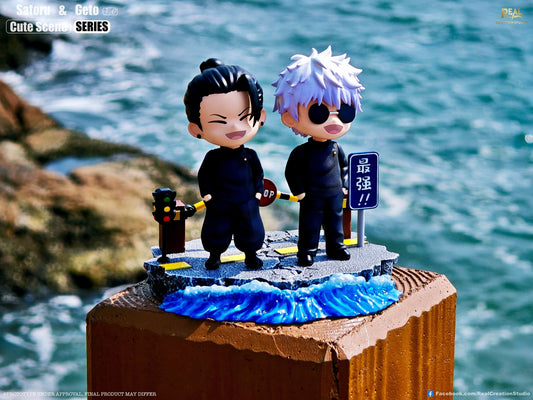 Jujutsu Kaisen Real Creation Studio Gojo Satoru x Suguru Geto Street Gang V3 Resin Statue [PRE-ORDER]