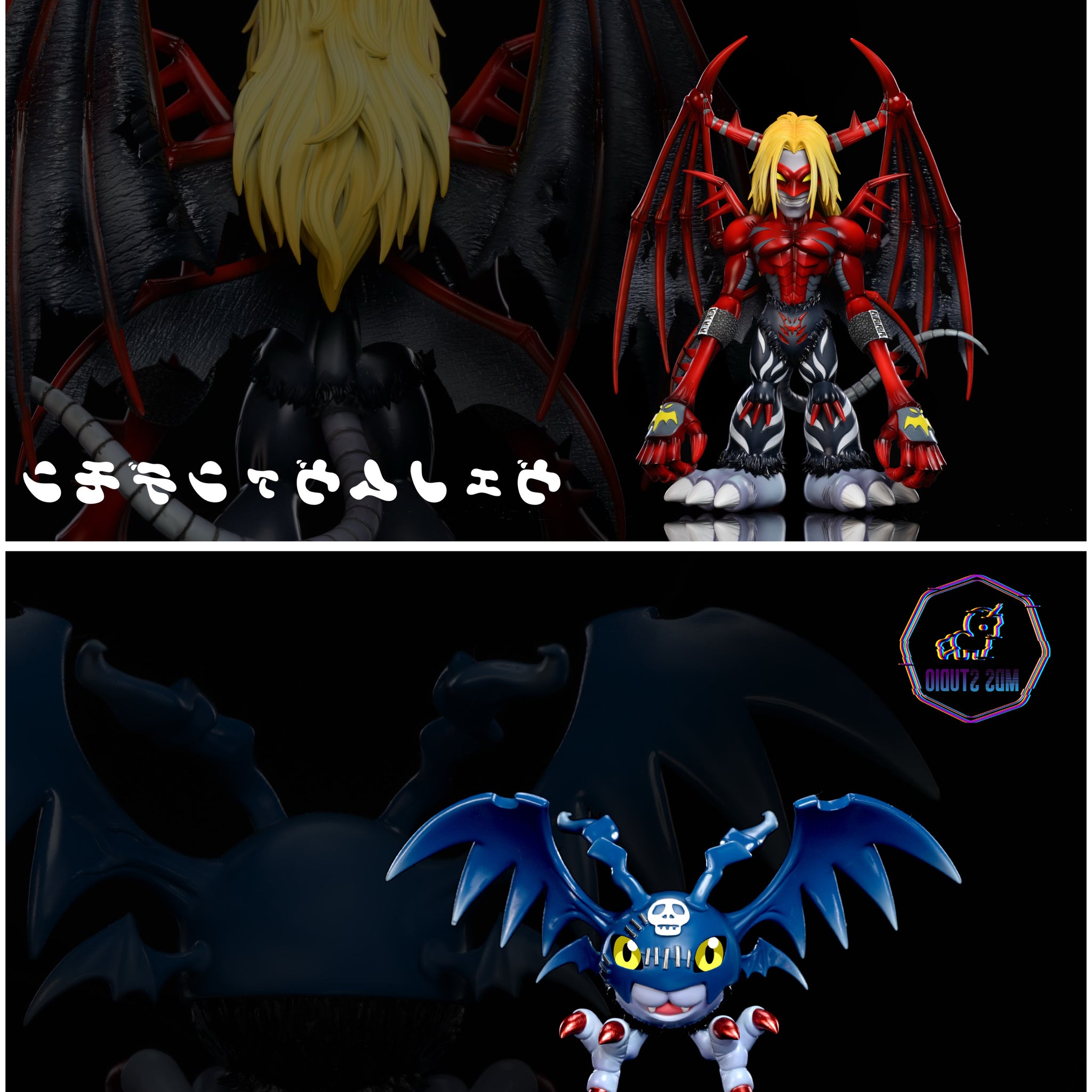 Digimon MDS Studio Venom Vamdemon Myotismon x Pico Demi Devimon Resin Statue [PRE-ORDER]