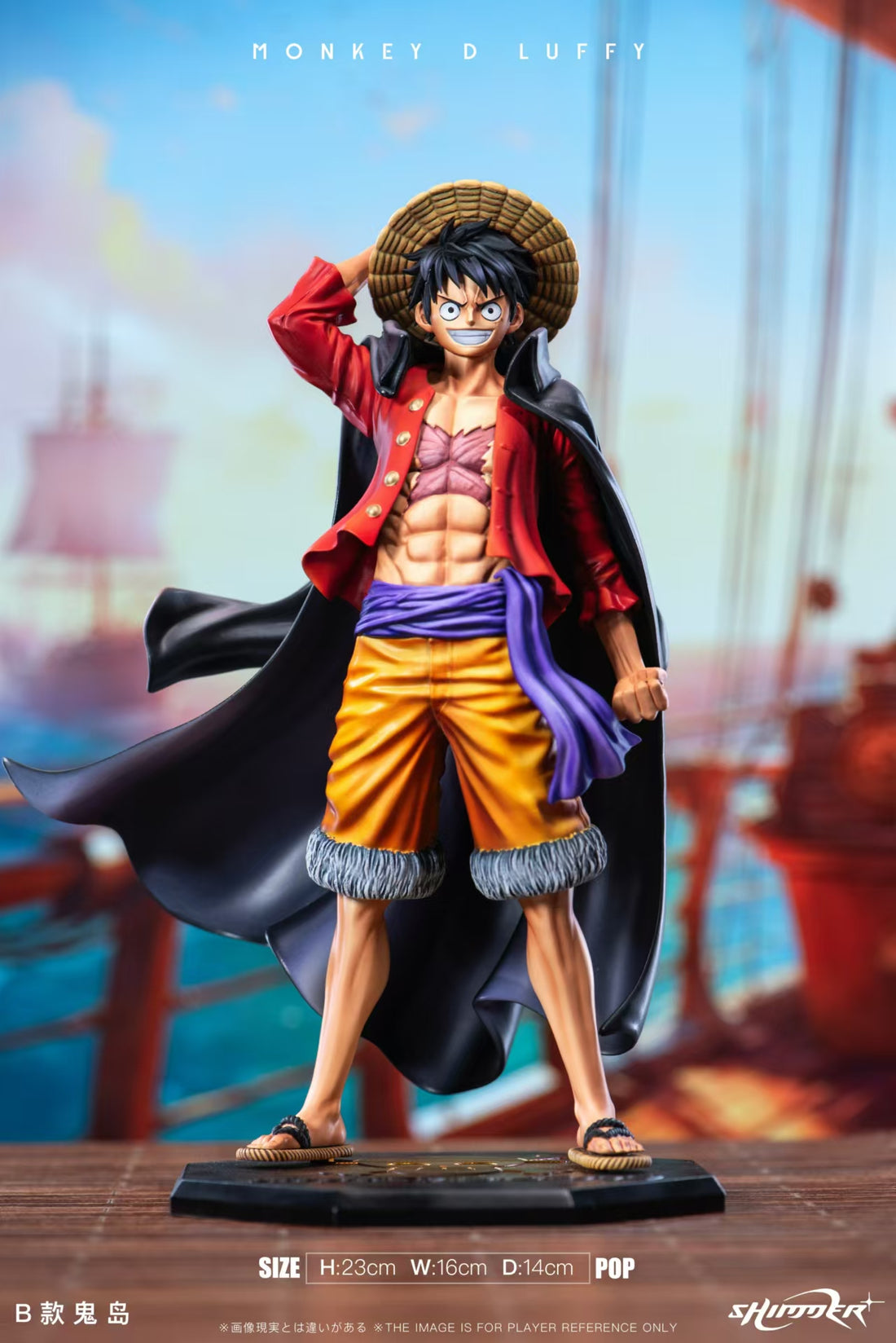 One Piece Shimmer Studio Straw Hat Luffy Resin Statue