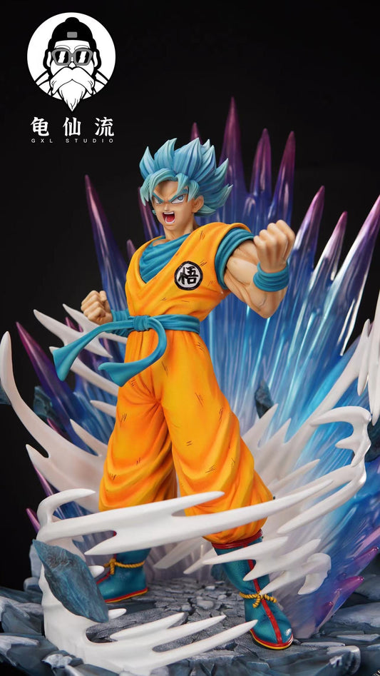 Dragon Ball GXL Studio Super Saiyan SS Blue Son Goku Resin Statue [PRE-ORDER]