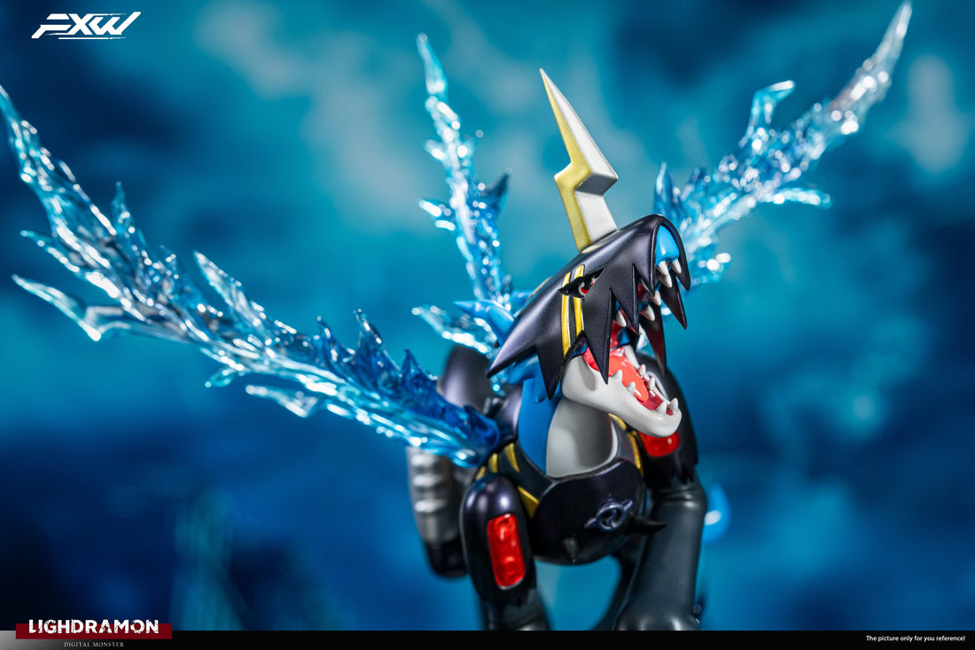 Digimon FXW Studio Lighdramon Resin Statue