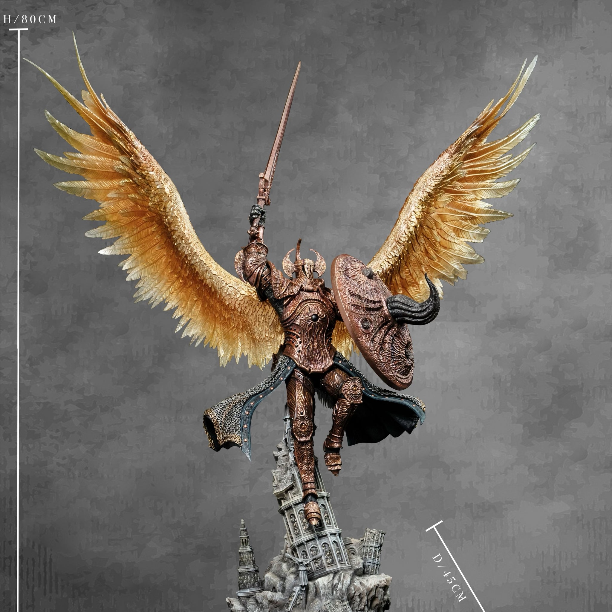 Elden Ring Ashes Studio Crucible Knignt Wings Resin Statue [PRE-ORDER]