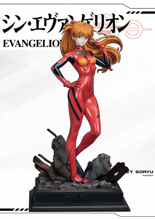 Neon Genesis Evangelion HeRa Studio Asuka x Ayanami Rei Resin Statue [PRE-ORDER]