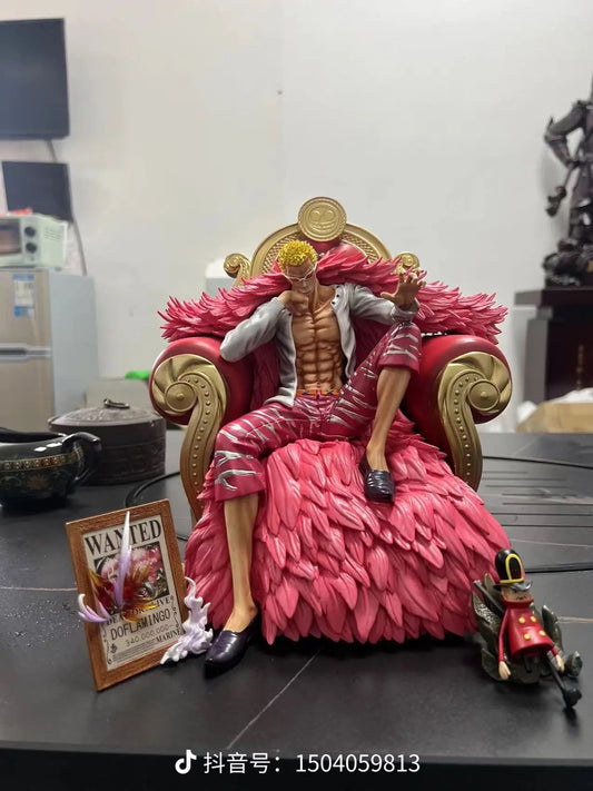 One Piece Wake Studio Seated Doflamingo Resin Statue [CHINA STOCK]