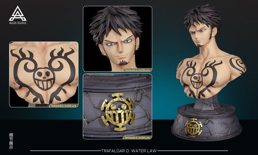 One Piece Atlas Studio Trafalgar D. Water Law Bust Resin Statue - Preorder