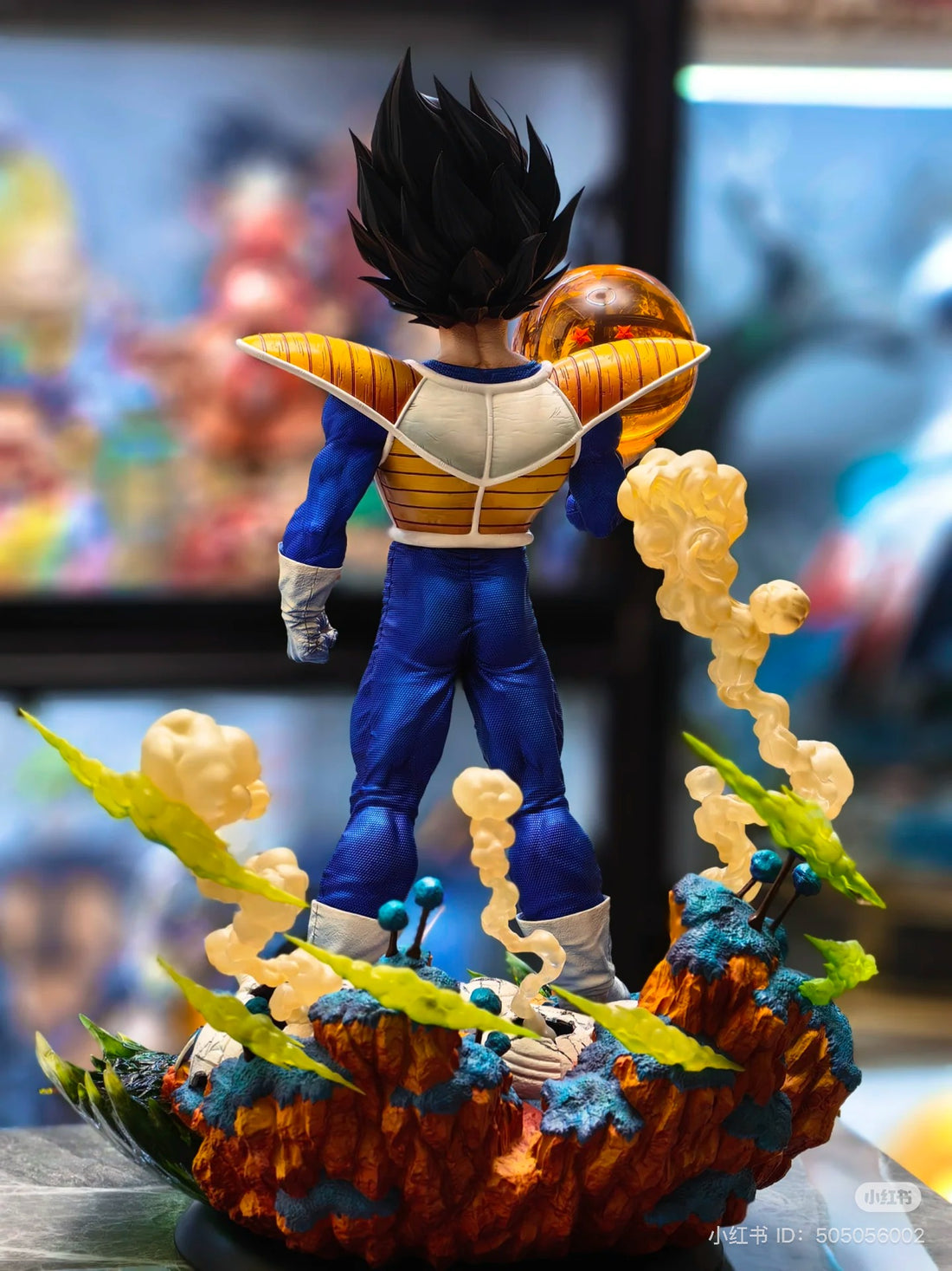 Dragon Ball White Hole Studio Vegeta Shoulder Armor Combat Suit Sphere Resin Statue [CHINA STOCK]