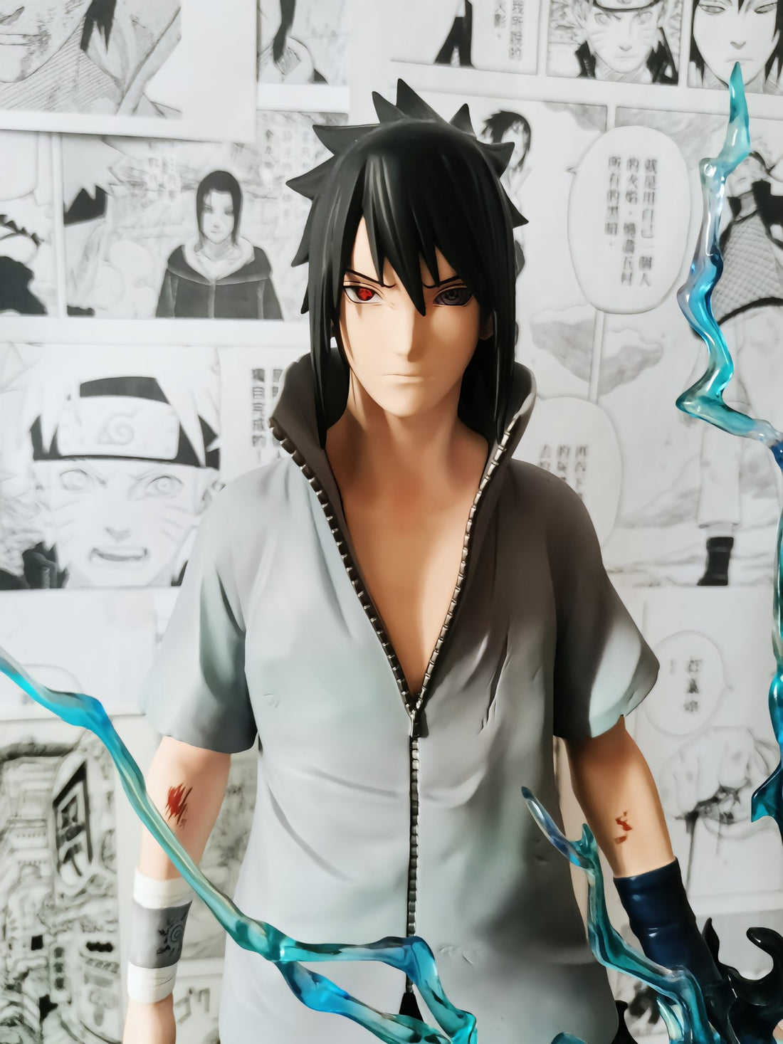 Naruto ZH Studio Sasuke The Valley of the End Resin Statue